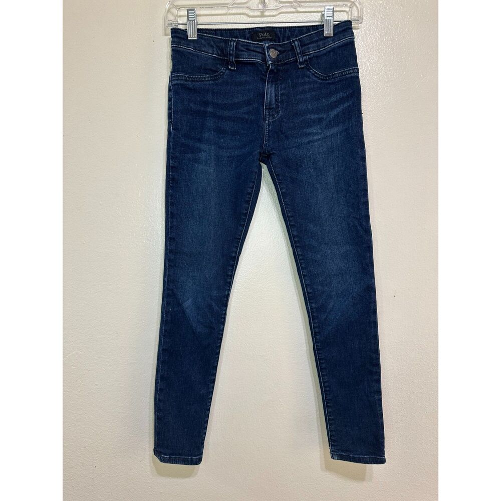 Polo Ralph Lauren Women's Low Rise Dark Wash Cropped Jeans Size 25